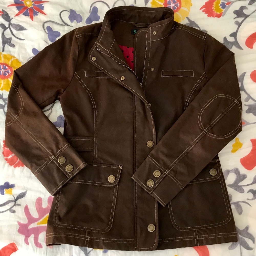 Boden Waxed Padstow Jacket in Brown